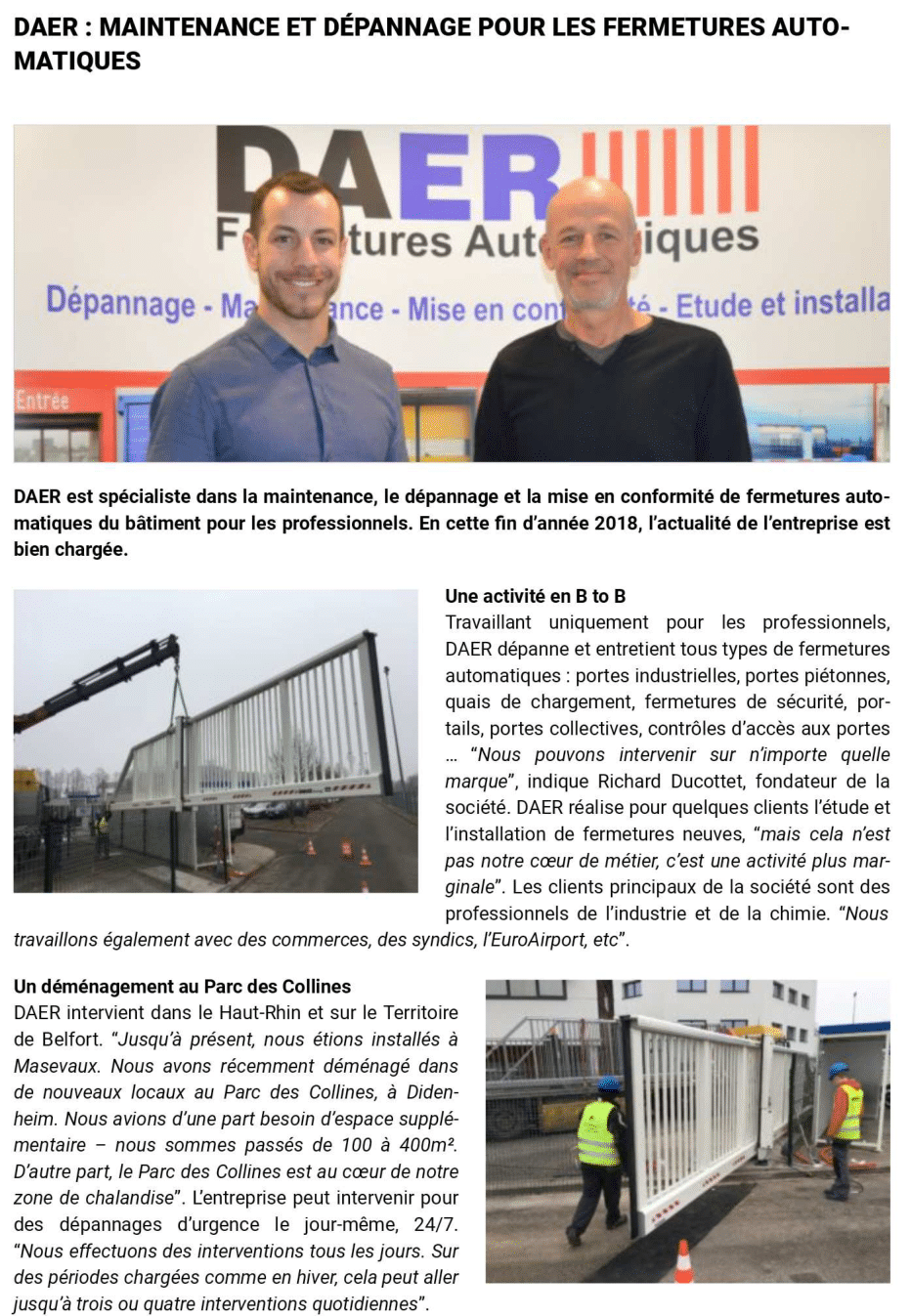 La presse parle de nous ! Wittenheim 0